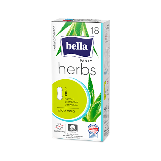 Bella Herbs absorbante zilnice cu extract de aloe vera