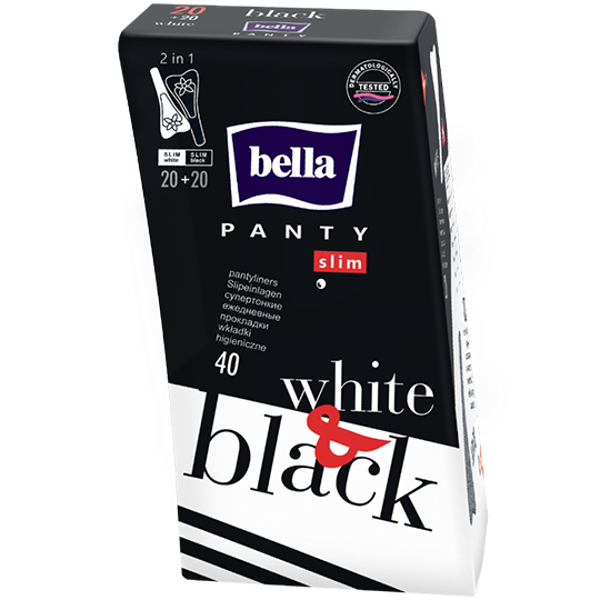 Absorbante Zilnice Bella Panty Slim Black&White