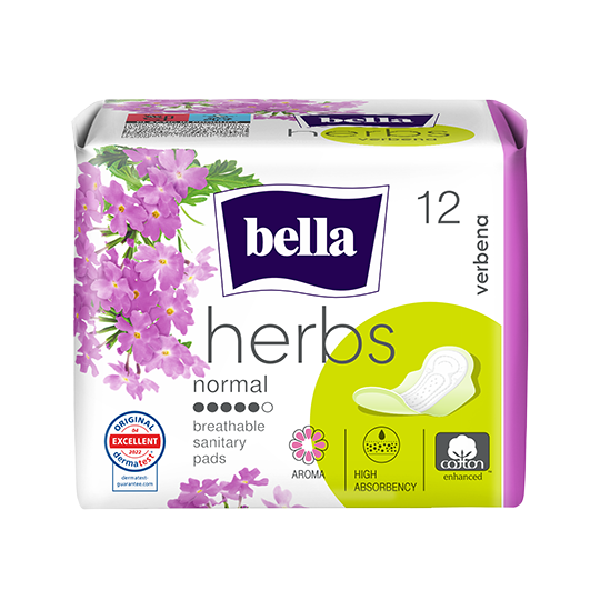 Bella Herbs absorbante igienice cu extract de verbenǎ